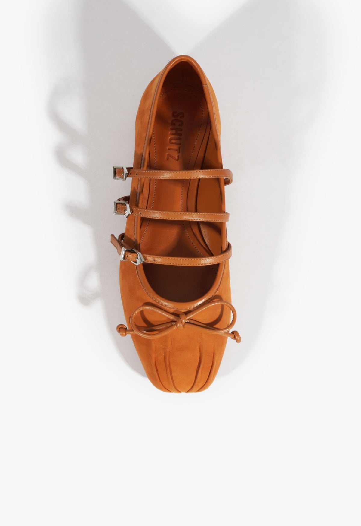 Arissa Brown Suede Ballet Flat FALL 24 - Schutz Shoes