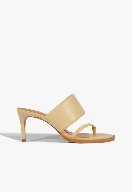 Alba Sandal SPRING 25 5 Beige Leather - Schutz Shoes