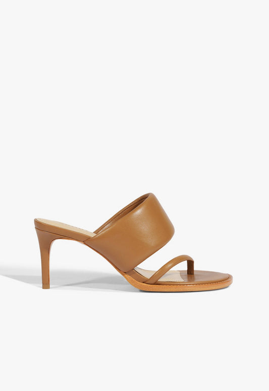 Alba Sandal SPRING 25 5 Brown Leather - Schutz Shoes