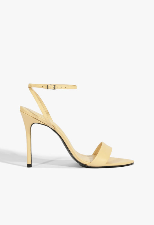 Angie Sandal RESORT 25 5 Beige Leather - Schutz Shoes
