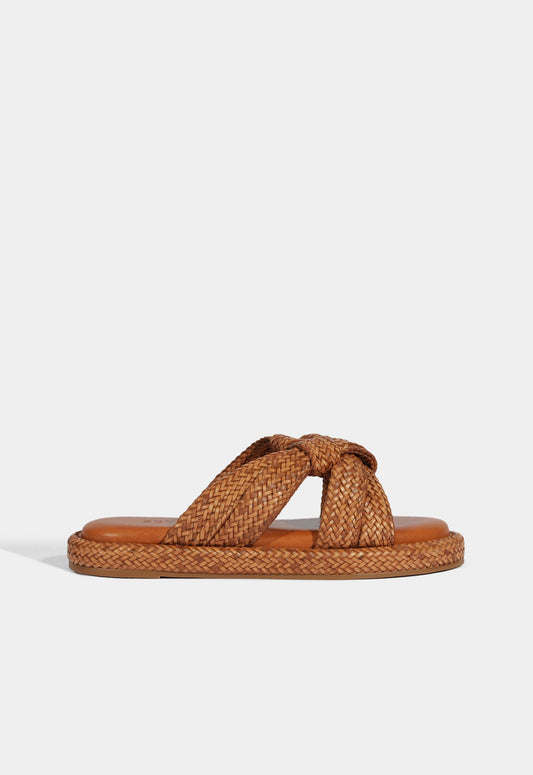 Kali Brown Sporty Sandal SPRING 25 5 Brown Synthetic - Schutz Shoes
