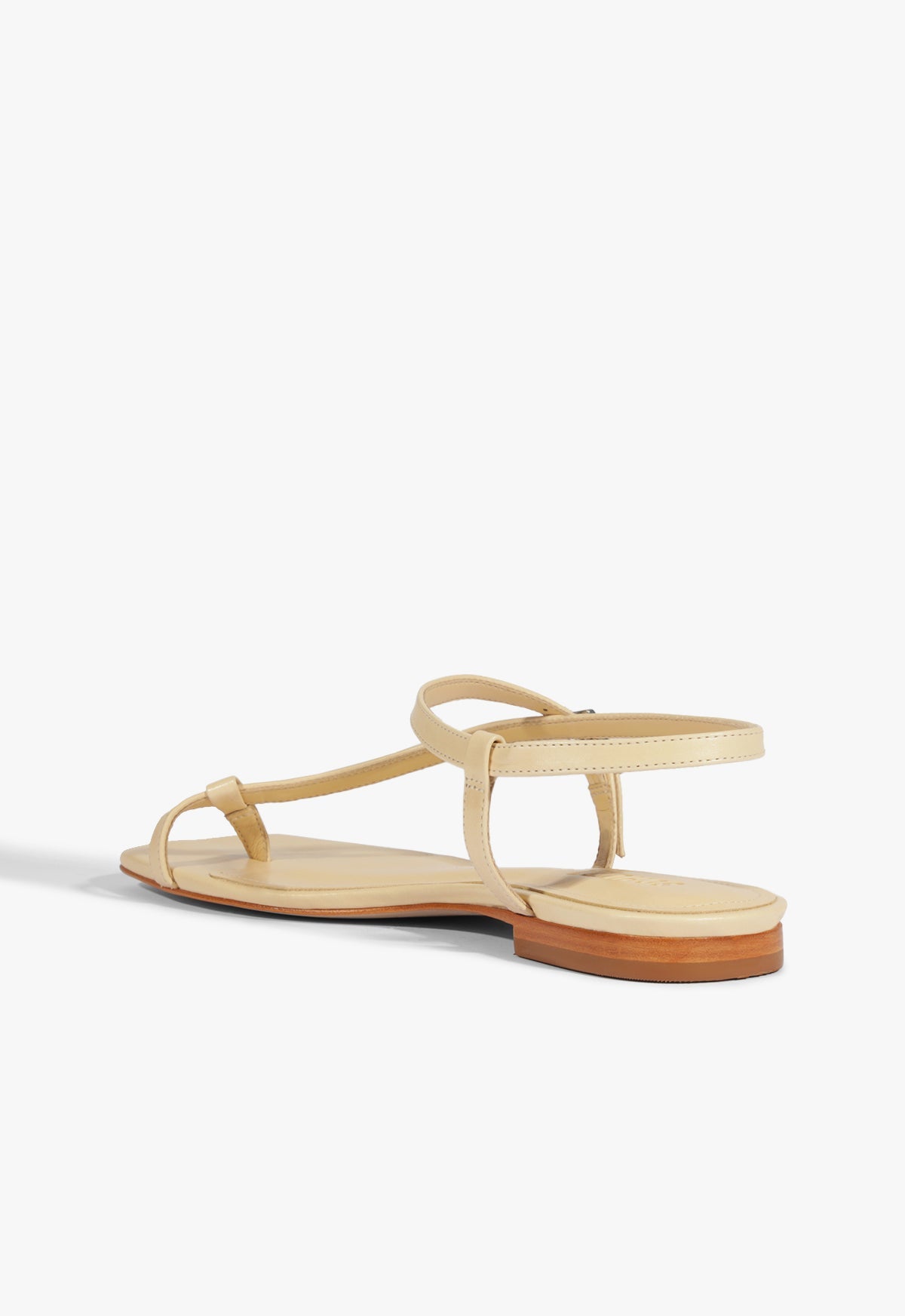 Lisa Beige Suede Flat Sandal HIGH SUMMER 25 - Schutz Shoes