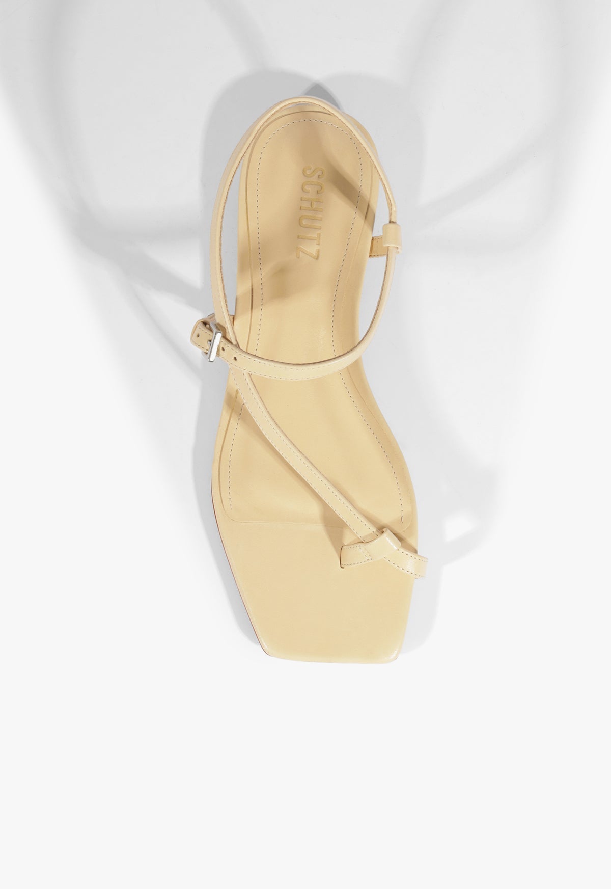 Lisa Beige Suede Flat Sandal HIGH SUMMER 25 - Schutz Shoes