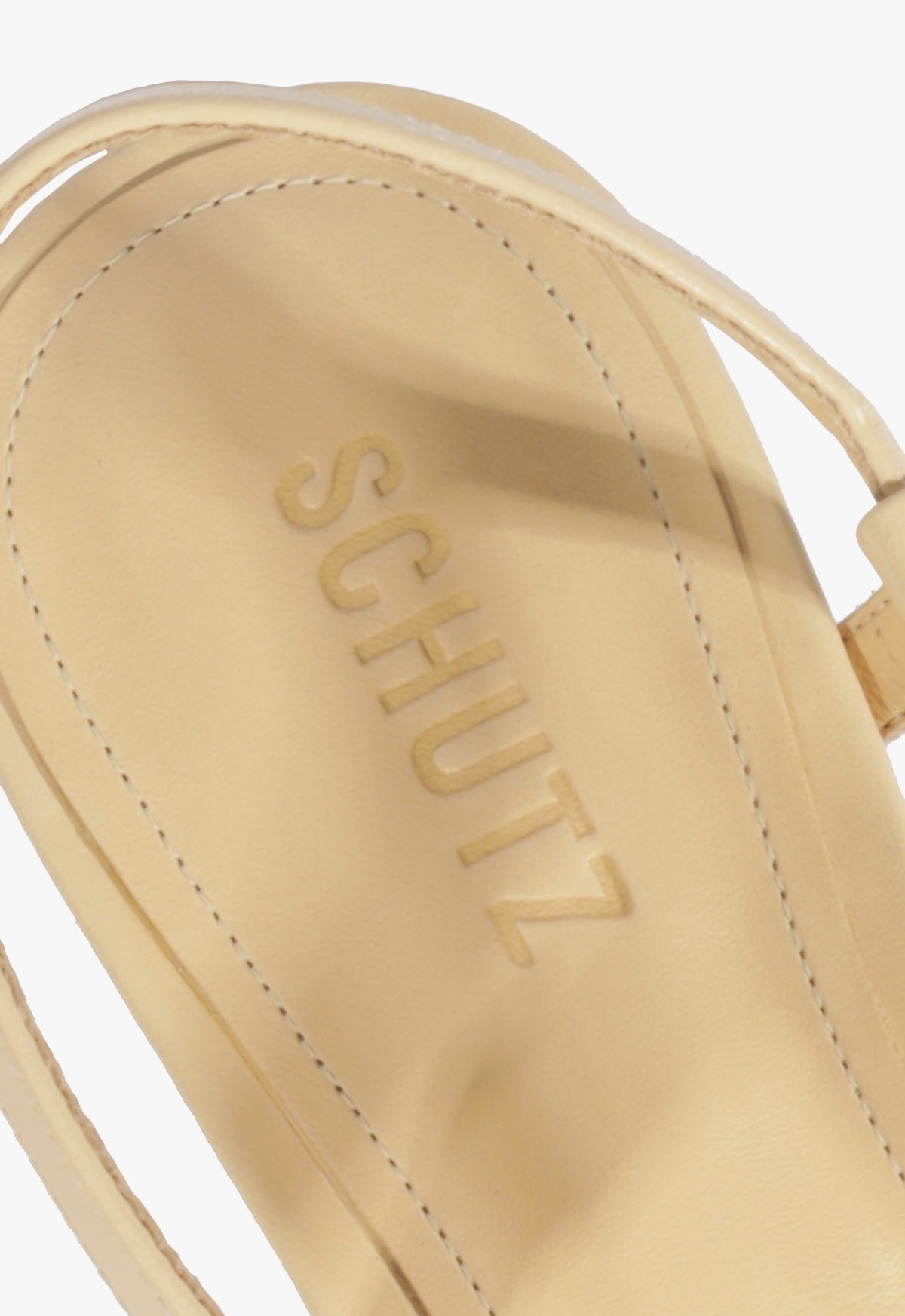 Lisa Beige Suede Flat Sandal HIGH SUMMER 25 - Schutz Shoes