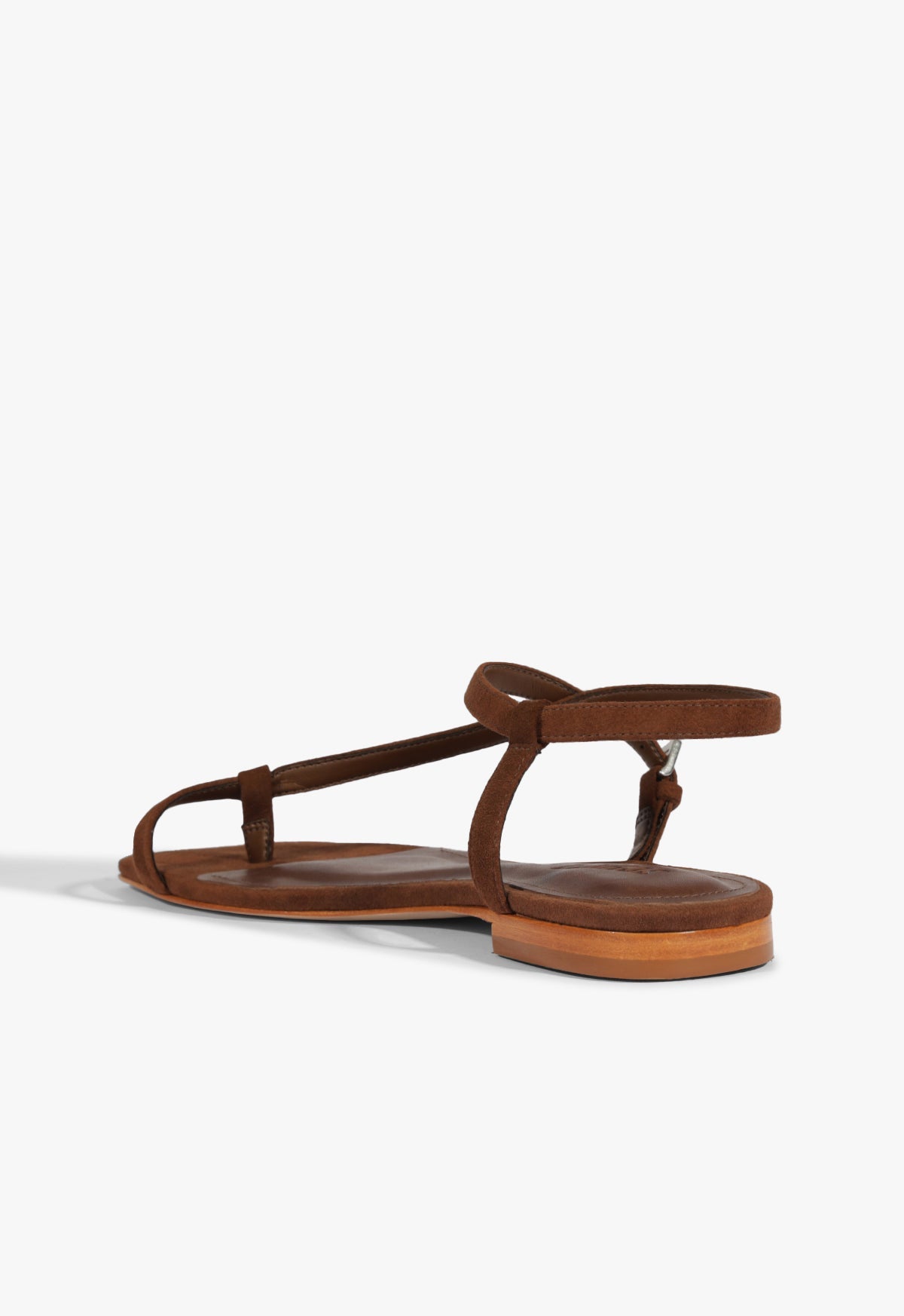 Lisa Brown Suede Flat Sandal HIGH SUMMER 25 - Schutz Shoes