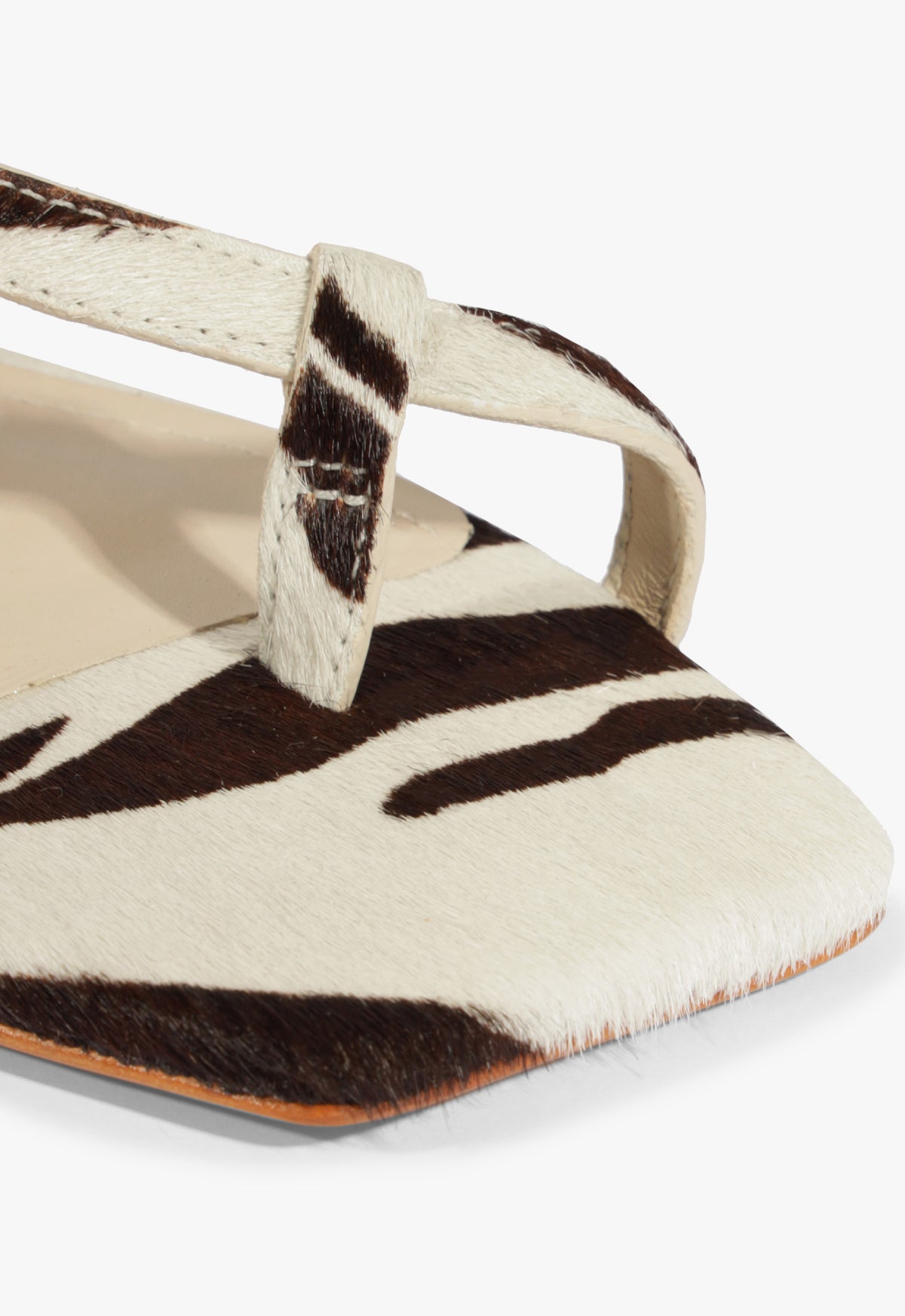 Lisa Animal Print Leather Flat Sandal HIGH SUMMER 25 - Schutz Shoes