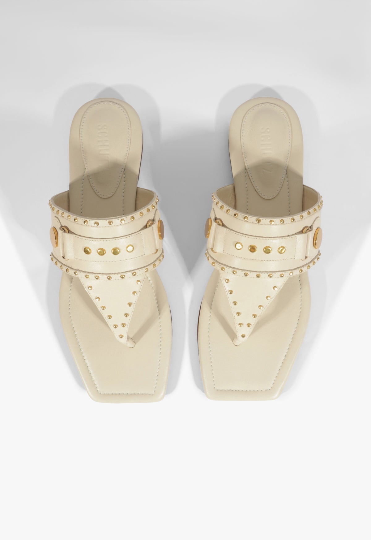 Aria White Leather Sandal HIGH SUMMER 25 - Schutz Shoes