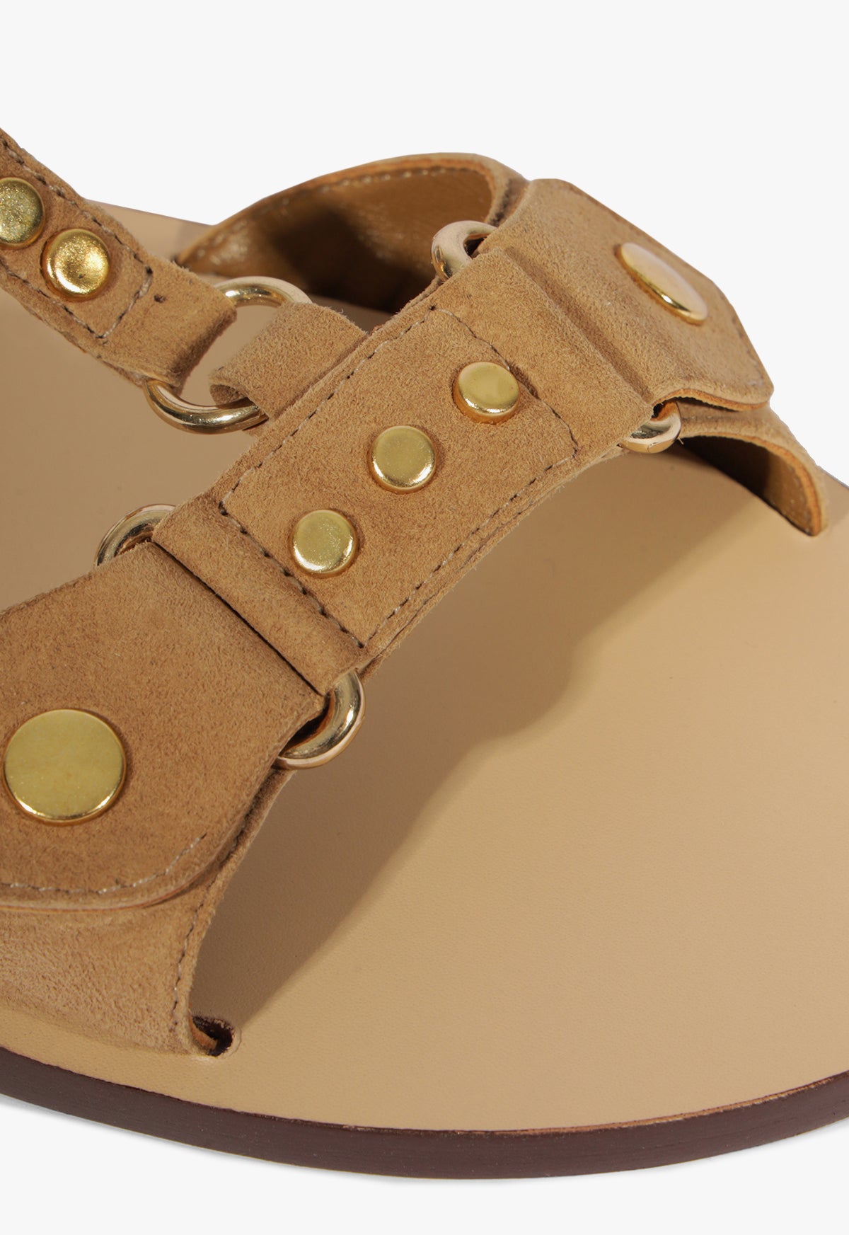 Stevie Brown Suede Flat Sandal HIGH SUMMER 25 - Schutz Shoes