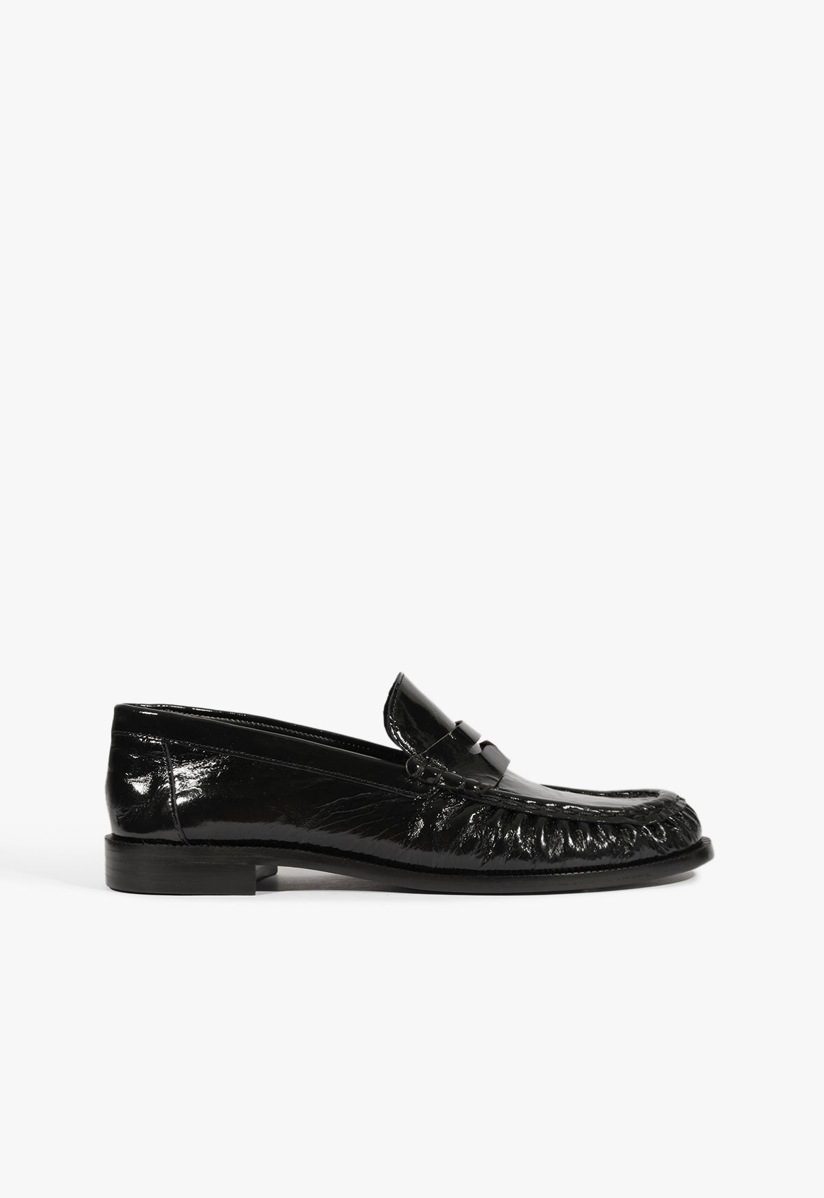 Tyche Patent Flat PRE FALL 25 5 Black Patent - Schutz Shoes