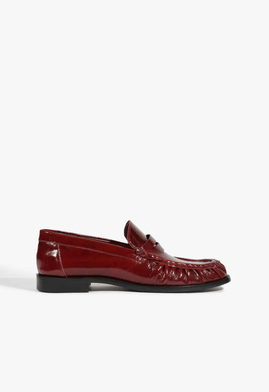 Tyche Patent Flat PRE FALL 25 5 Red Patent - Schutz Shoes