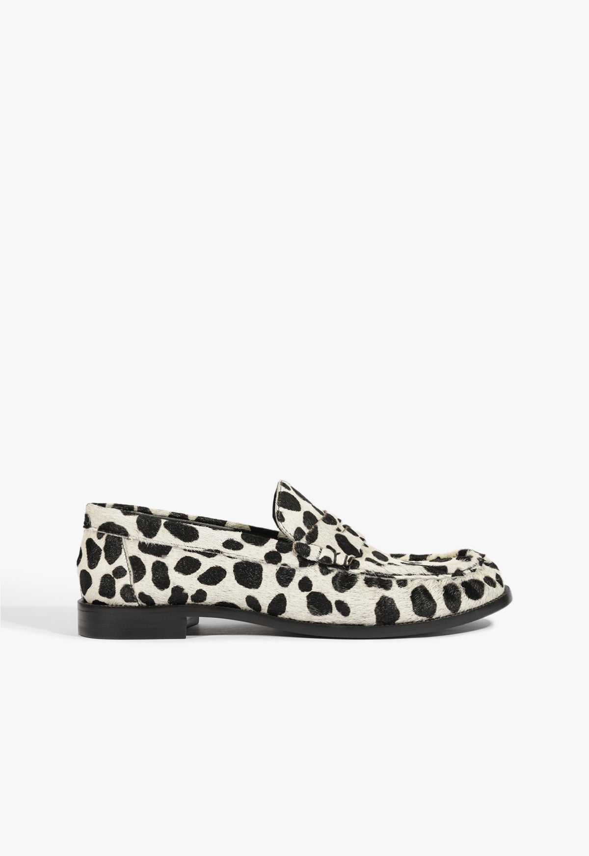 Tyche Hair Calf Flat PRE FALL 25 5 White Hair Calf - Schutz Shoes