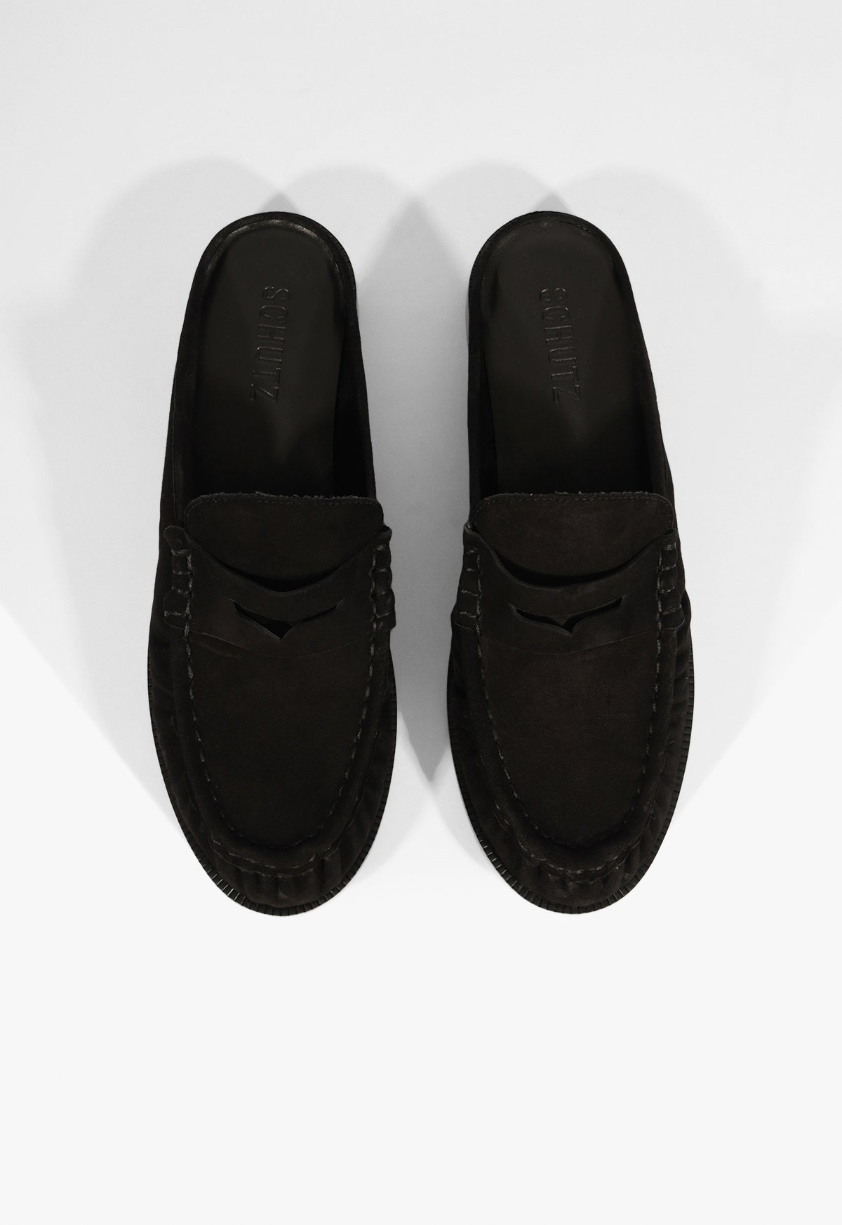 Tyche Mule Suede Flat PRE FALL 25 - Schutz Shoes