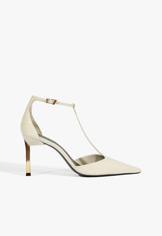 Allure T Patent Pump PRE FALL 25 5 White Patent - Schutz Shoes