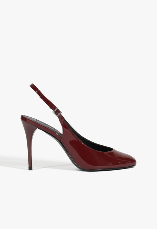 Geraldine Sling Patent Pump PRE FALL 25 5 Red Patent - Schutz Shoes