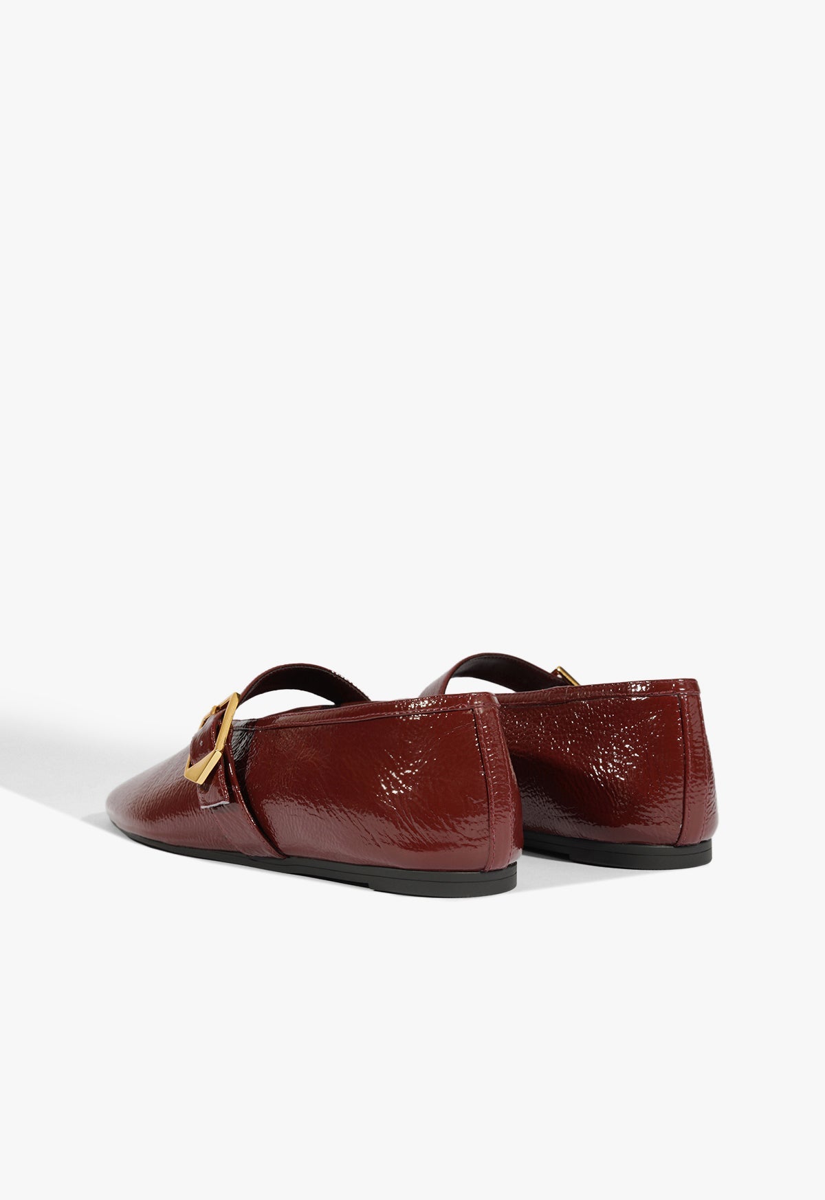 Courtney Buckle Patent Flat PRE FALL 25 - Schutz Shoes