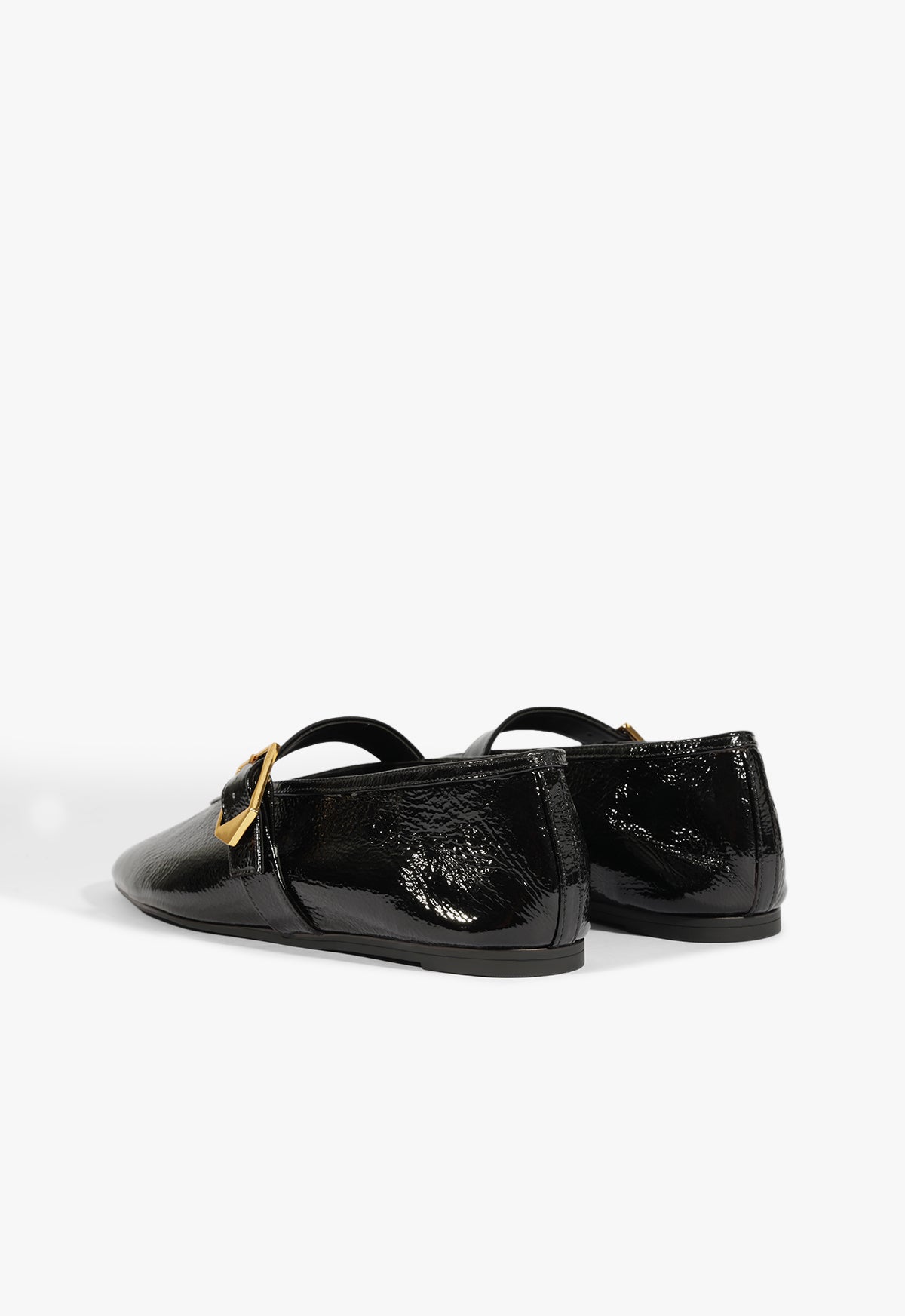 Courtney Buckle Patent Flat PRE FALL 25 - Schutz Shoes