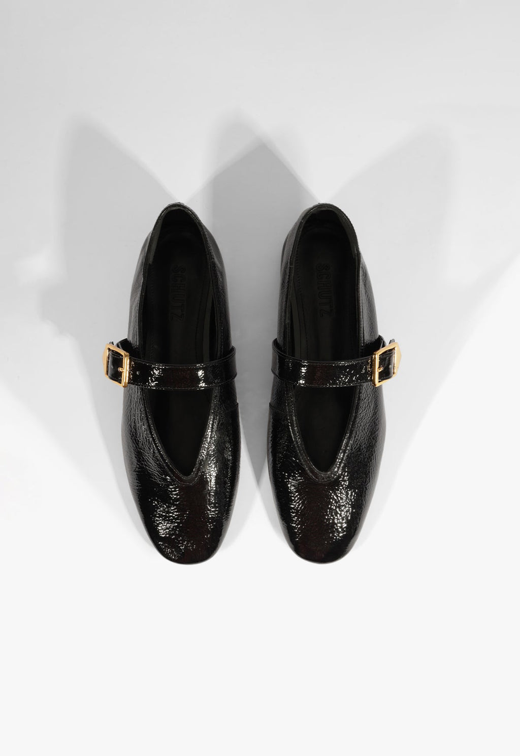 Courtney Buckle Patent Flat PRE FALL 25 - Schutz Shoes