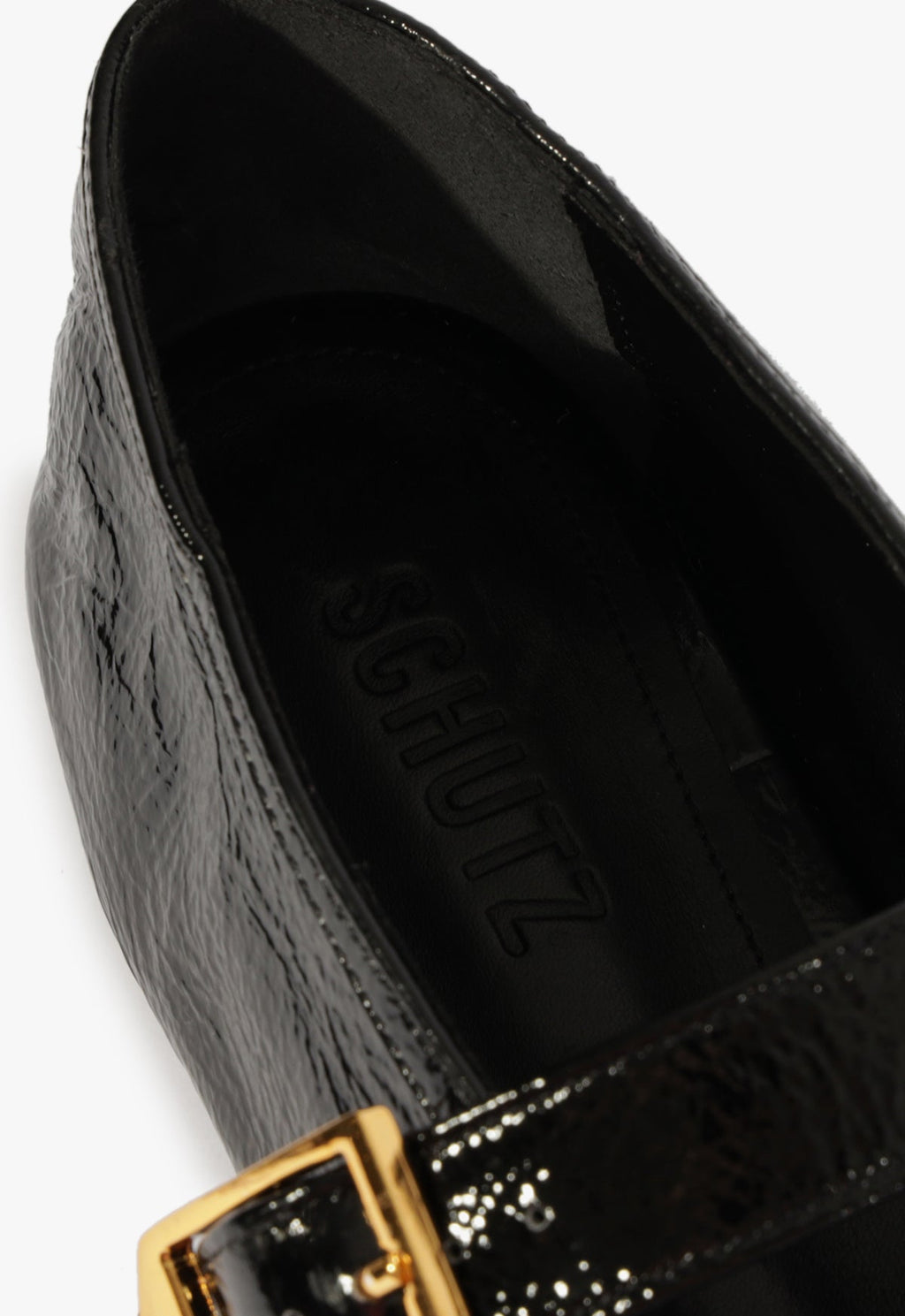Courtney Buckle Patent Flat PRE FALL 25 - Schutz Shoes