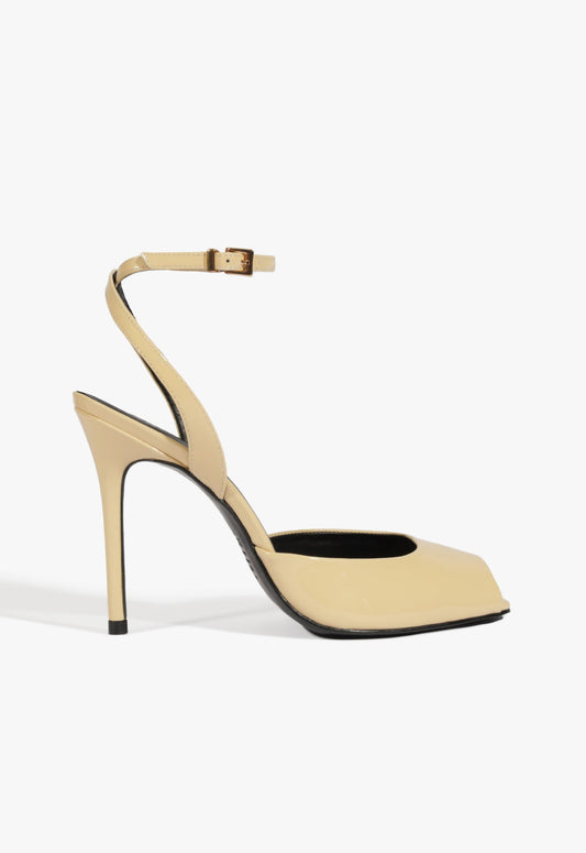 Estella Patent Pump PRE FALL 25 5 Beige Patent - Schutz Shoes