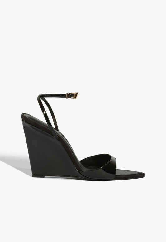 Elodie Sandal Winter 25 5 Black Patent - Schutz Shoes