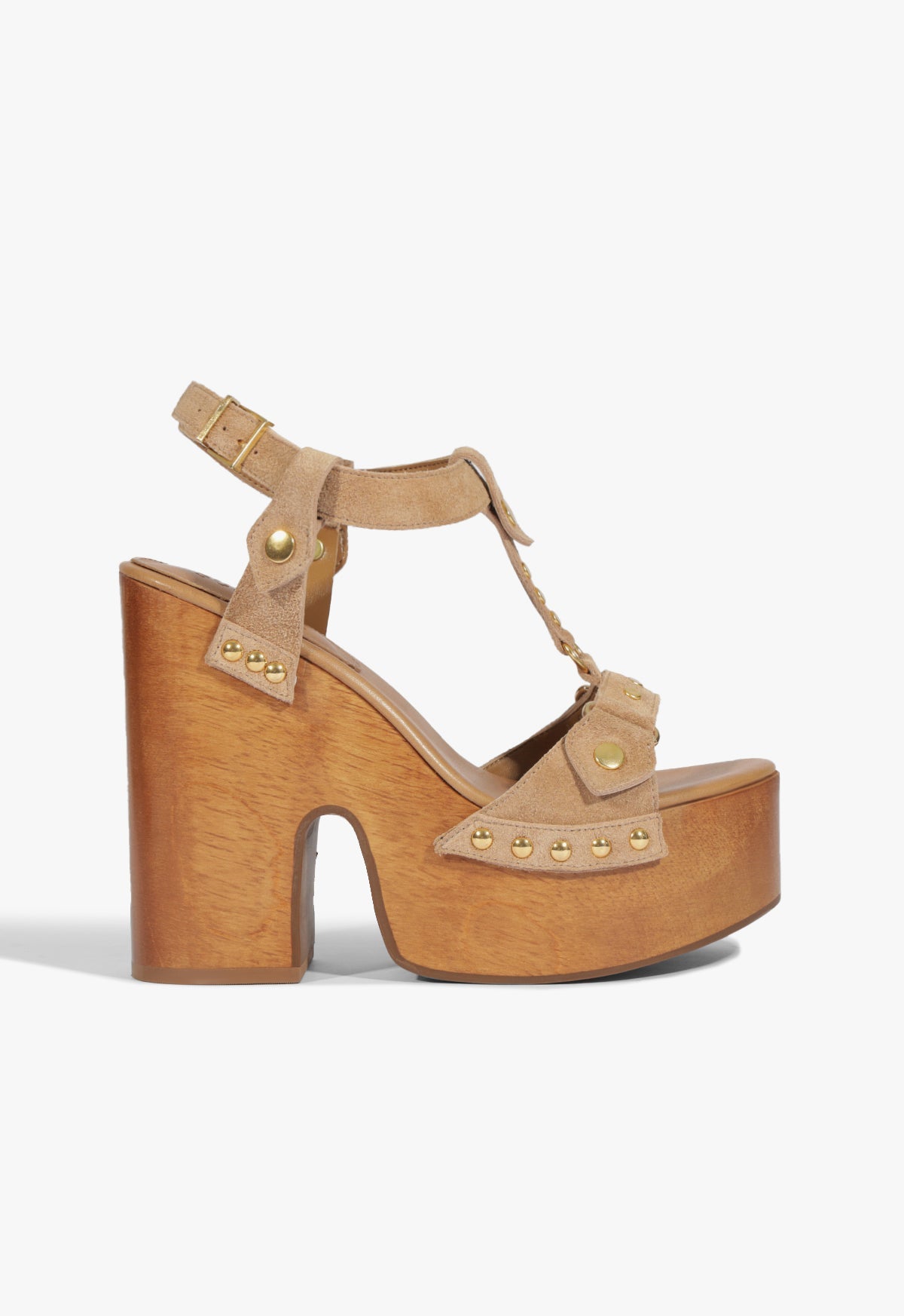 Stevie Cutout Sandal HIGH SUMMER 25 5 Sandstone Suede - Schutz Shoes