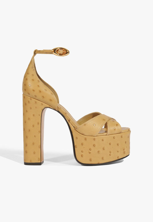 Jolene Leather Sandal Pre Fall 25 5 Fig Leather - Schutz Shoes