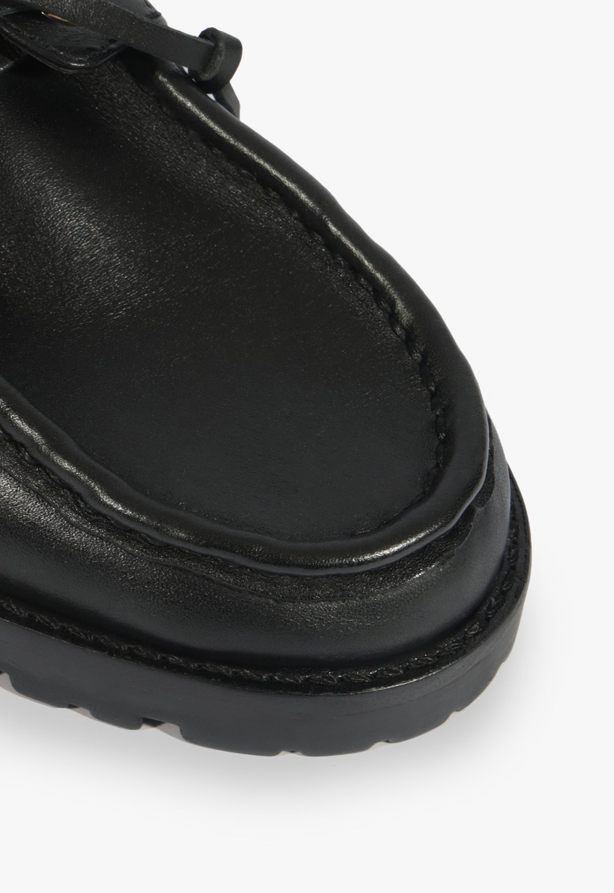Mocaschutz Leather Flat Resort 26 - Schutz Shoes