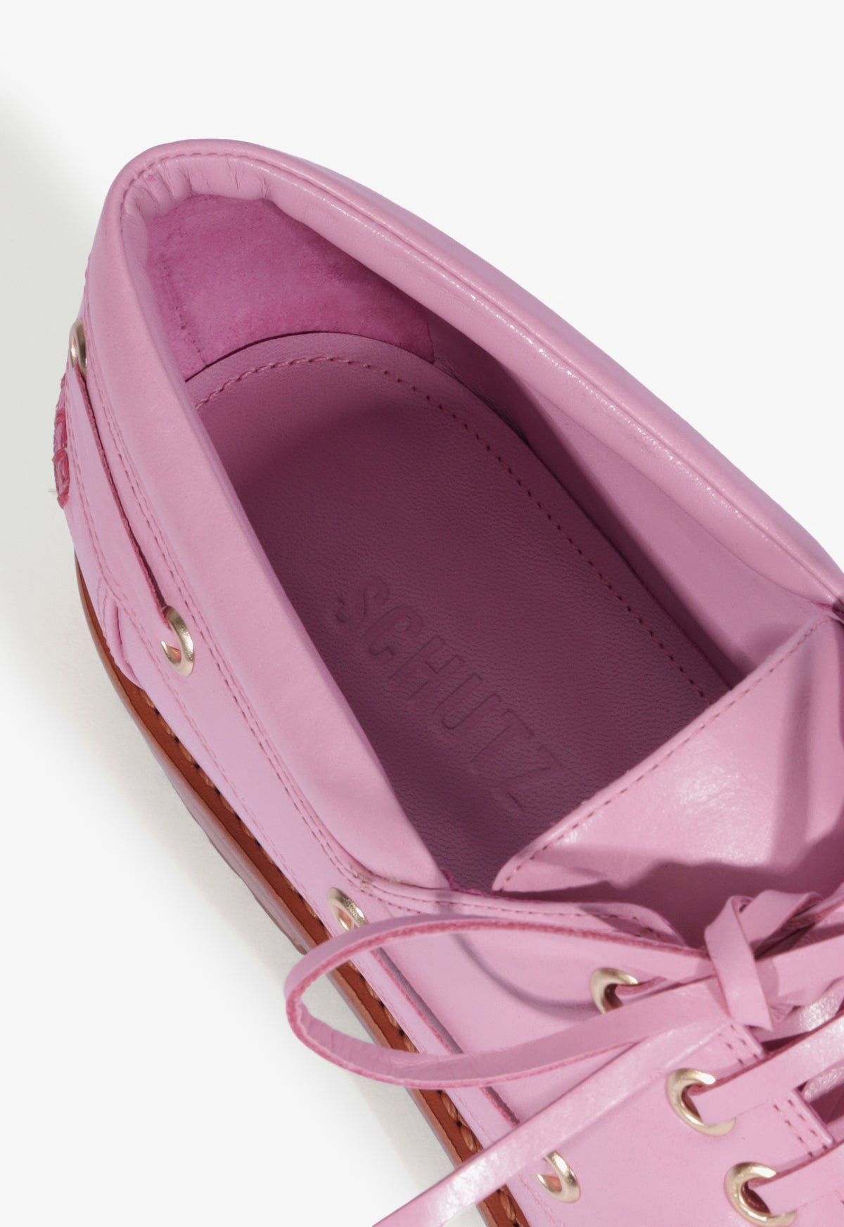 Mocaschutz Leather Flat Pre Fall 25 - Schutz Shoes