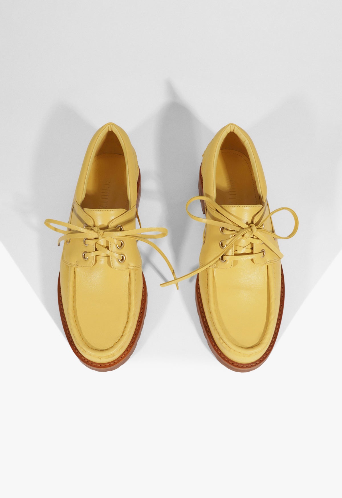 Mocaschutz Leather Flat Pre Fall 25 - Schutz Shoes